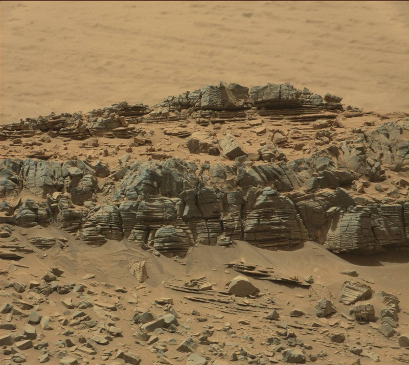 Illustration for article titled No, esta foto de la NASA no revela la existencia de un cangrejo en Marte